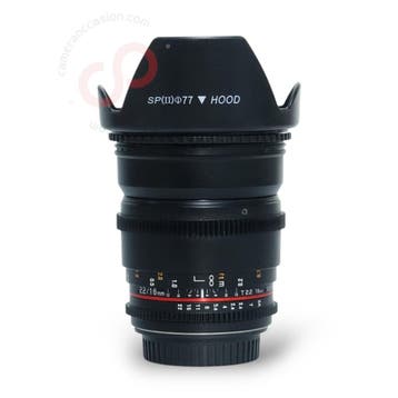 Samyang 16mm 2.2 ED AS UMC CSII Canon nr. 2522, Ophalen of Verzenden, Zo goed als nieuw, Toebehoren
