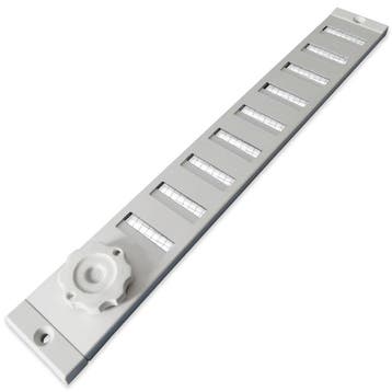 Aluminium afsluitbaar schuifrooster opbouw 300 x 40mm - ALU, Verzenden, Nieuw
