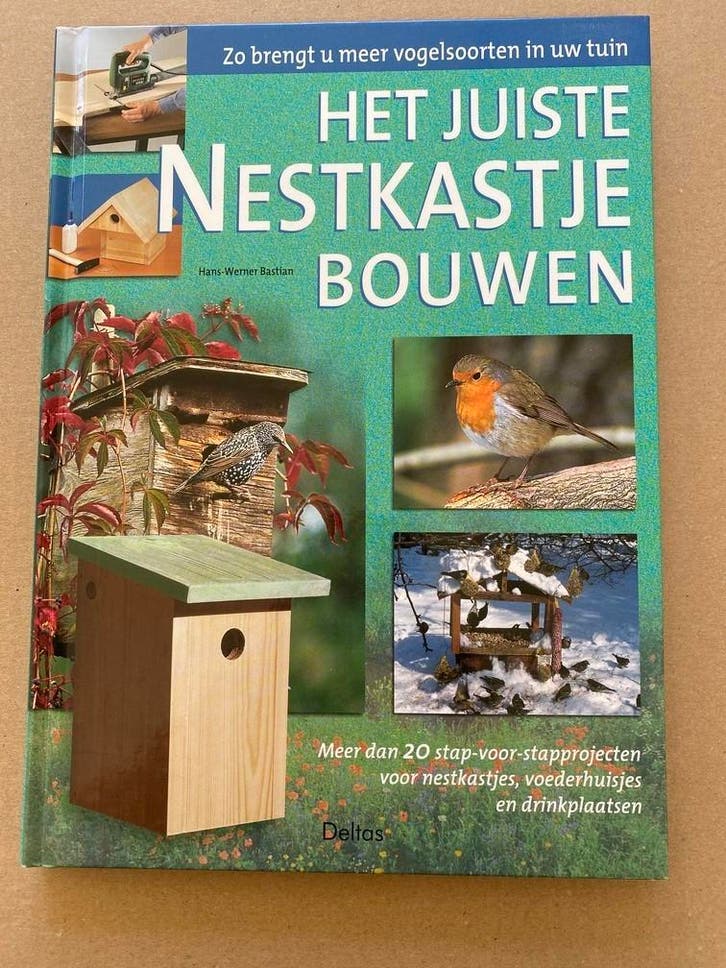 Nestkastjes + Nesthulpen voor diverse  vleermuizen en vogels, Boeken, Dieren en Huisdieren, Zo goed als nieuw, Vogels, Verzenden