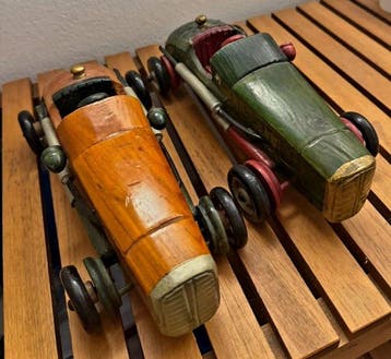 Decoratief ornament - Modellini il legno vintage