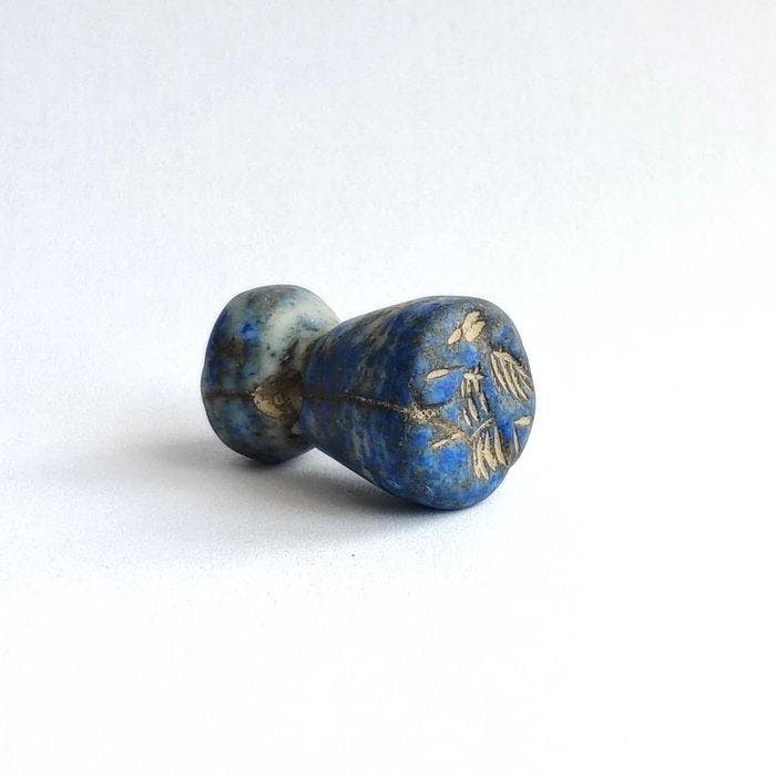 Silk Road, Centraal-Azië lapis lazuli Eagle Bead Seal - 24, Antiek en Kunst, Antiek | Overige Antiek