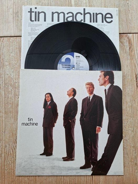 David Bowie / Tin Machine - Tin Machine (1989 first EU, Cd's en Dvd's, Vinyl Singles