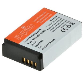 Batterij Jupio LP-E12 accu voor Canon LP-E12, Audio, Tv en Foto, Fotocamera's Digitaal, Ophalen of Verzenden, Zo goed als nieuw