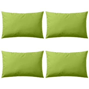 vidaXL Buitenkussens 60x40 cm appeltjesgroen 4 st, Verzenden, Nieuw, Groen
