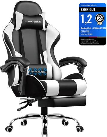 GTPLAYER Gaming stoel, bureaustoel, ergonomische gamerstoel, Verzenden, Zo goed als nieuw