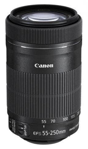 Canon EF-S 55-250mm f/4-5.6 IS STM Lens, Audio, Tv en Foto, Fotografie | Lenzen en Objectieven, Zo goed als nieuw, Verzenden