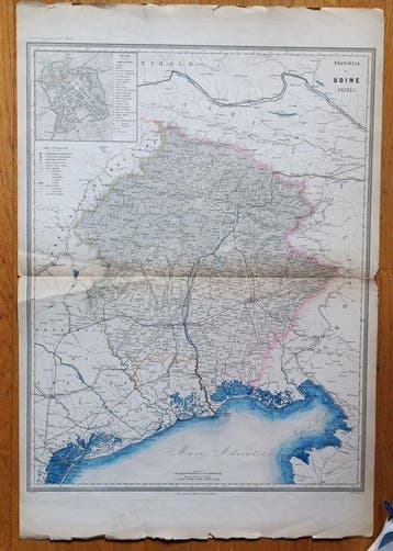 Italië - Udine; Vallardi - Provincia di Udine - 1861-1880, Nieuw