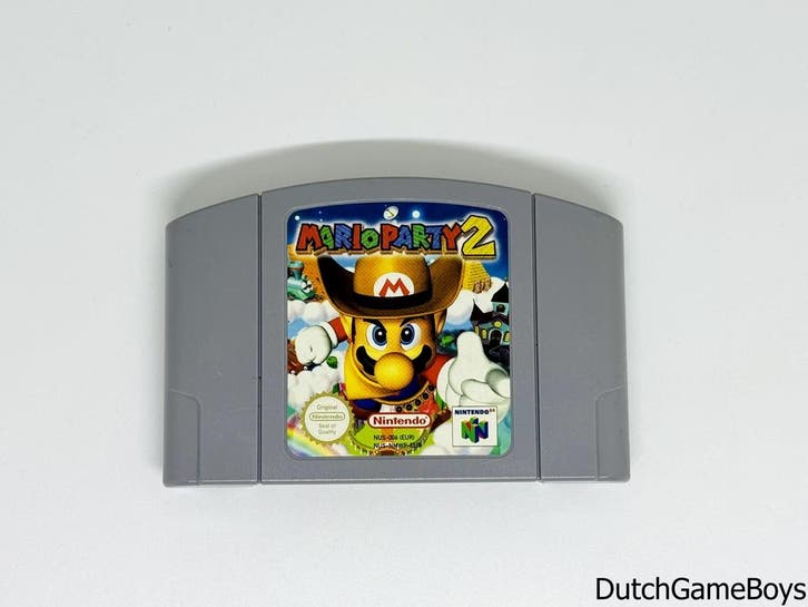 Nintendo 64 / N64 - Mario Party 2 - EUR, Spelcomputers en Games, Games | Nintendo 64, Gebruikt, Verzenden