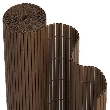 Flexibele tuinscherm Hidden balkonscherm PVC 200x300 cm brui, Verzenden, Nieuw