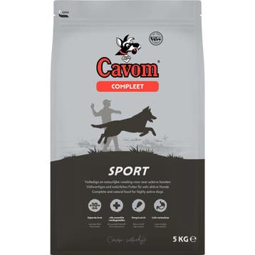 Cavom Hondenvoer Droog Compleet Sport 5 kg, Verzenden, Hond
