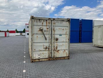 10ft Opslagcontainer met stelling – Gebruikt