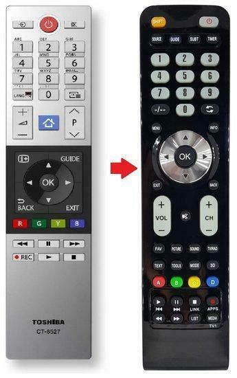 Alternatieve Toshiba CT-8527 afstandsbediening, Verzenden, Nieuw