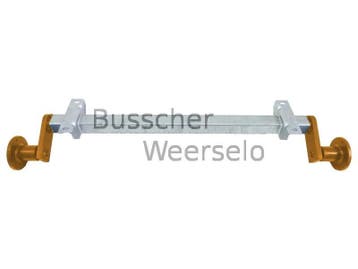 As 500kg Ongeremd - Padmaat 600 t/m 1200 - 100*4 - Aanhanger, Ophalen of Verzenden, Nieuw