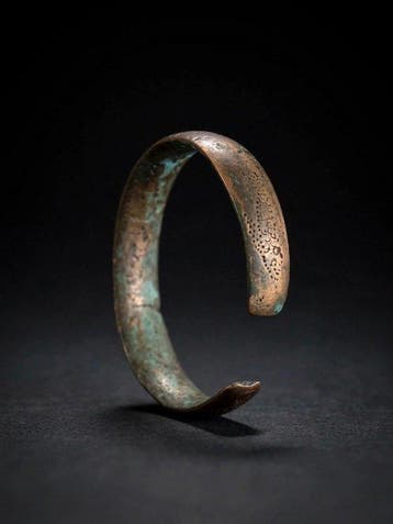 Oud-Grieks, Hellenistisch Brons Bracelet - 6.3 cm