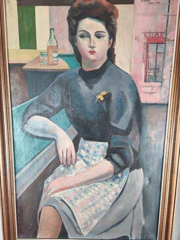 Elbano Méndez Osuna (1918-1973) - Retrato, Antiek en Kunst