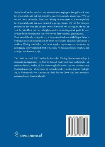 Innovatiepolitiek - Evert-Jan Velzing 9789059727991, Verzenden, Gelezen, Evert-Jan Velzing