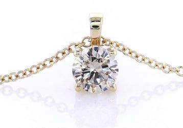Zonder minimumprijs - Ketting met hanger - 14 karaat Geel