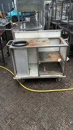 Afruimwagen 121x62x109 word schoongemaakt bij afhalen, Ophalen of Verzenden, Gebruikt