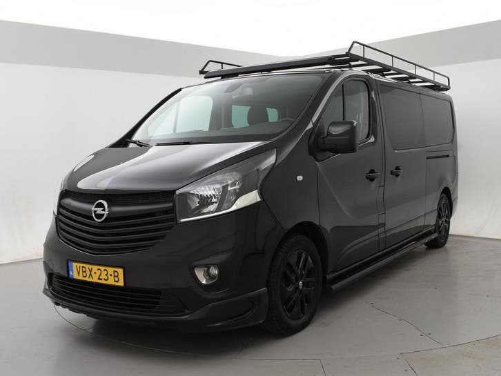 Opel Vivaro 1.6 CDTI 145 PK DUBBEL CAB. IRMSCHER GT 058/100, Auto's, Bestelauto's, Lease, Overige kleuren, Handgeschakeld, Zwart