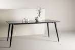 Eettafel - Auke - 180x90 cm - Zwart - Jörn, Verzenden, Nieuw