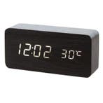 Houten Digitale LED Klok - Wekker Alarm  Snooze Temperatuur, Witgoed en Apparatuur, Wekkers, Verzenden, Nieuw