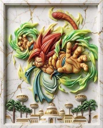 Makayhos - [Canvas] Gogeta SSJ4 – Hyperbolic Time Chamber, Nieuw