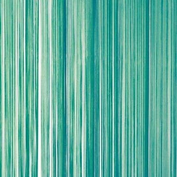 Deurgordijn draadgordijn draadjes gordijn 100x250cm ZEEGROEN, Nieuw
