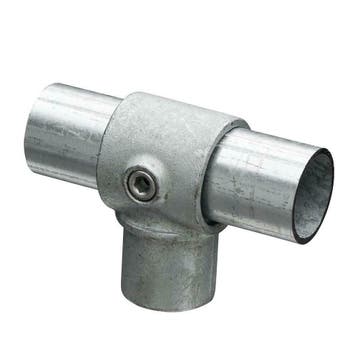 Buiskoppeling Draaibaar T-Stuk Ø 33,7 mm Zink, Verzenden, Nieuw