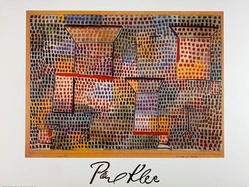 Paul Klee - Kreuze und Säulen, 1931 - Artprint - 60 x 80 cm