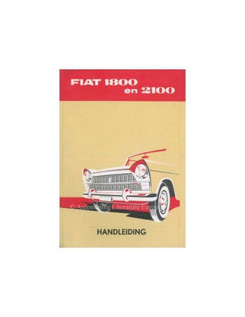 1960 FIAT 1800 & 2100 INSTRUCTIEBOEKJE NEDERLANDS