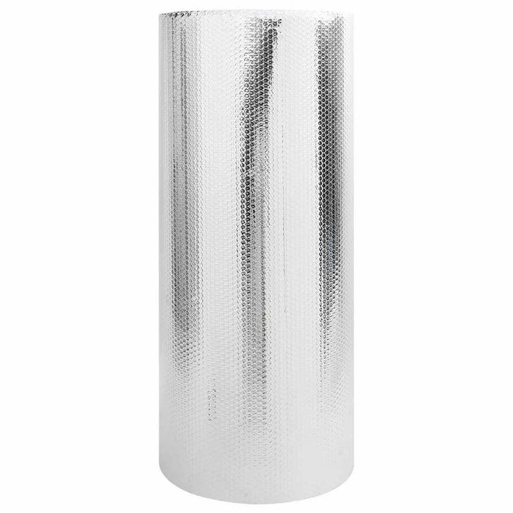 vidaXL Radiatorfolie Zilver 15 x 1 m Polyetheen, Doe-het-zelf en Verbouw, Verwarming en Radiatoren, Nieuw, Verzenden