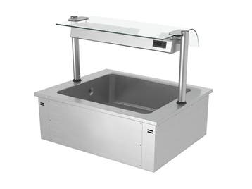 GGM Gastro | Inbouw ijsbak - 810mm - 2x GN 1/1 - 90L - met |, Verzenden, Nieuw in verpakking