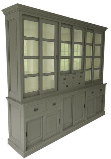 Buffetkast taupe Haarlem 250cm soft close, Huis en Inrichting, Kasten | Buffetkasten, Ophalen of Verzenden, Nieuw
