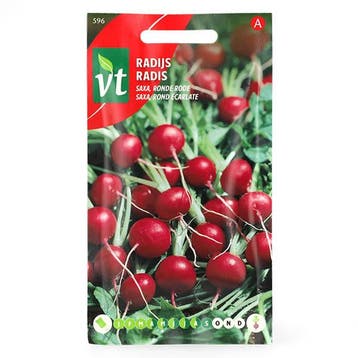 Radijszaad  | VT (Rood), Tuin en Terras, Verzenden