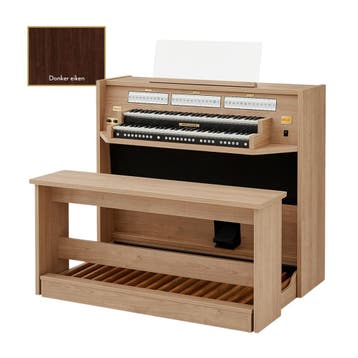 Actie -10% Johannus Studio 150 donker eiken, Muziek en Instrumenten, Zo goed als nieuw