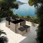 Wicker zitgroep Palermo 2+2+1 - natuur, Verzenden, Nieuw