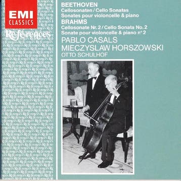cd - Beethoven - Brahms*, Pablo Casals, Mieczyslaw Horszo..., Verzenden, Zo goed als nieuw