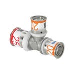Uponor S-Press Plus perskoppeling Ø25x20x20 T-stuk, Verzenden, Nieuw