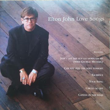 Elton John - Love Songs, Ophalen of Verzenden, Gebruikt