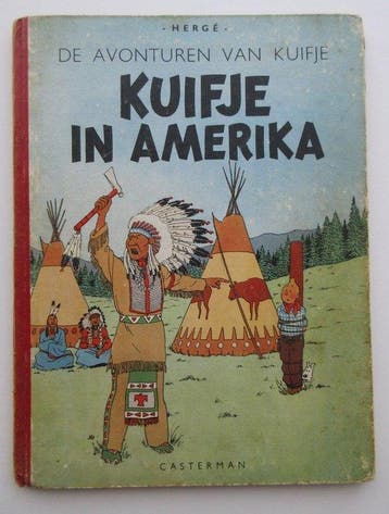 Kuifje 3 - Kuifje in Amerika (A46) - 1 Album - Eerste druk -, Nieuw