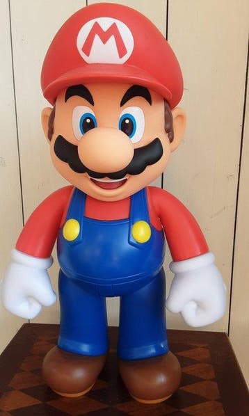 Super Mario - Reclamebord - kunststof, Antiek en Kunst