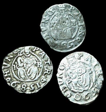 Europa. Habsburg Emperor Rudolf II Silver Denars (3-Piece