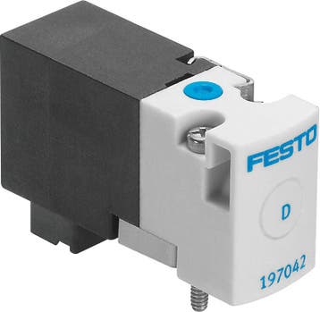 Festo 2/2 NC Monostabiele Lucht Magneetventiel Aansluitplaat, Verzenden, Nieuw