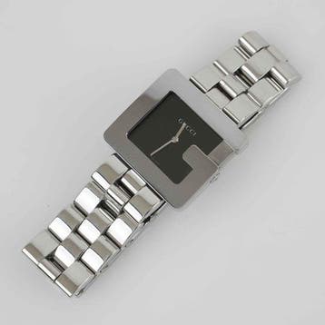 Gucci - G-Watch Stainless Steel Black Dial Swiss Made Quartz, Nieuw