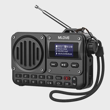 MLOVE BV800 Draagbare Bluetooth Speaker met FM Radio, LCD Sc, Computers en Software, Pc speakers, Verzenden, Nieuw