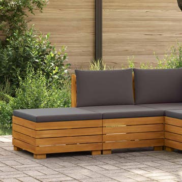 vidaXL Tuin loungeset 2 st 2-zits Massief Acaciahout, Verzenden, Nieuw, 2 zitplaatsen, Loungeset