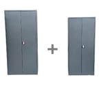 Set van 2 kantoorkasten antraciet 180x80x38 cm + 195x92x42 c, Ophalen of Verzenden, Nieuw