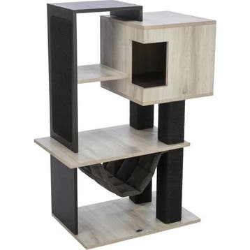 Trixie citystyle krabpaal grijs / zwart 98 cm (Krabpalen), Verzenden, Nieuw