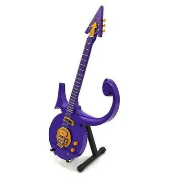 Miniatuur replica Love Symbol gitaar Paars - Prince, Ophalen of Verzenden, Nieuw, Pop, Beeldje of Miniatuur