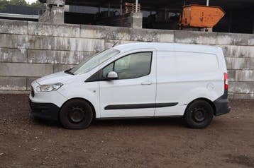 Veiling: Bestelwagen Ford Transit Courier Diesel 123pk, Gebruikt, Wit, Ford, BTW verrekenbaar